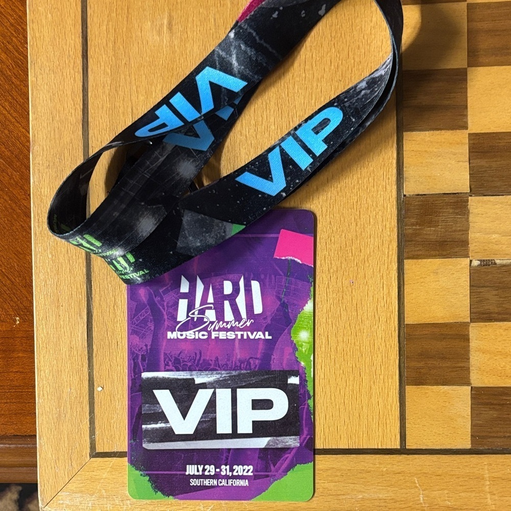 2022 Hard Summer VIP Lanyard